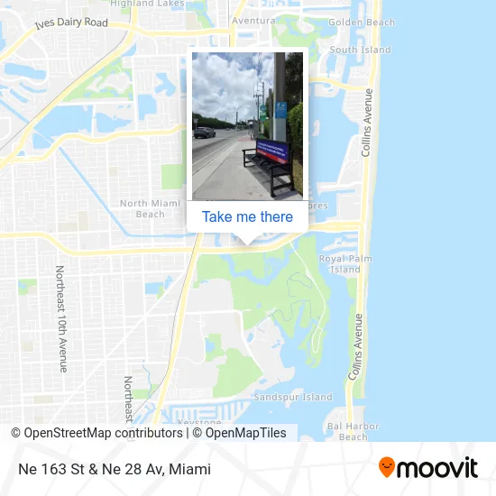 Ne 163 St & Ne 28 Av map
