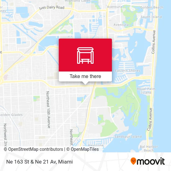 Ne 163 St & Ne 21 Av map