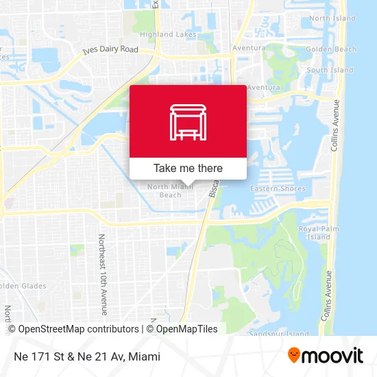 Ne 171 St & Ne 21 Av map
