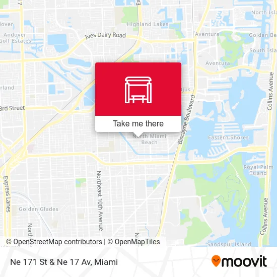 Ne 171 St & Ne 17 Av map