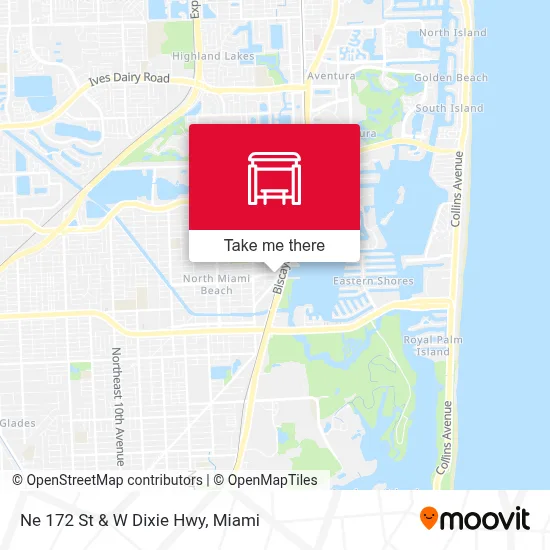 Ne 172 St & W Dixie Hwy map