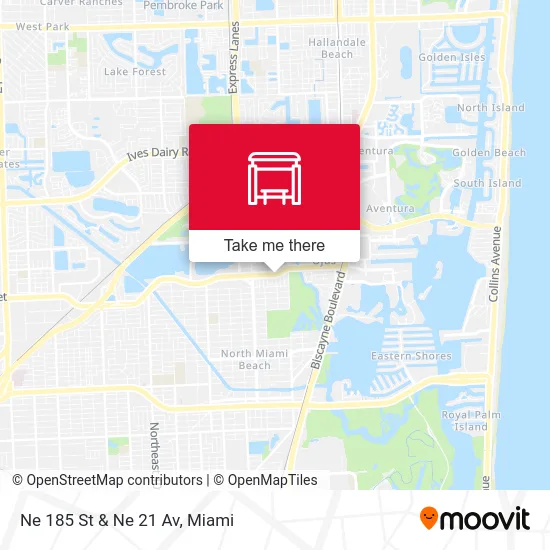 Ne 185 St & Ne 21 Av map