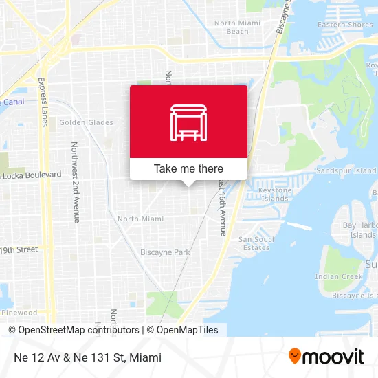 Ne 12 Av & Ne 131 St map