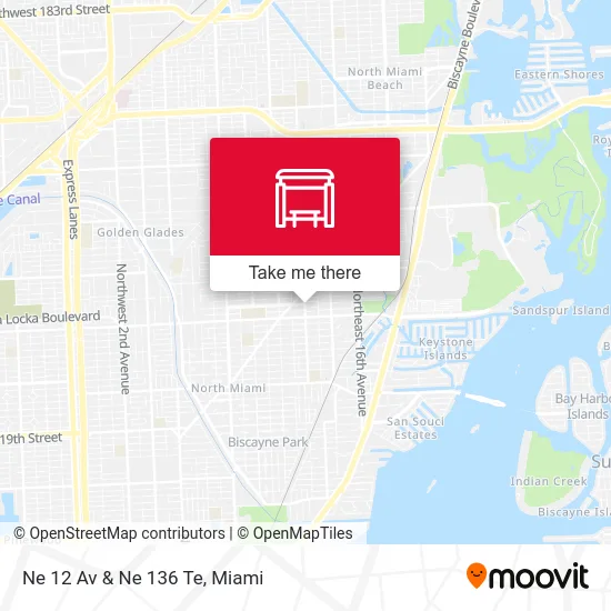 Ne 12 Av & Ne 136 Te map