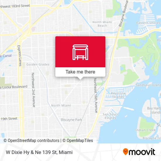 W Dixie Hy & Ne 139 St map