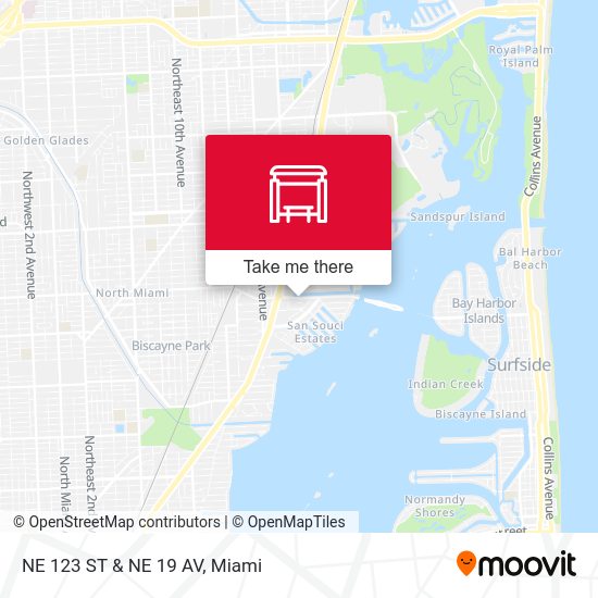 Mapa de NE 123 ST & NE 19 AV