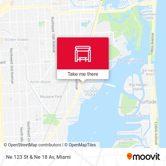 Ne 123 St & Ne 18 Av map