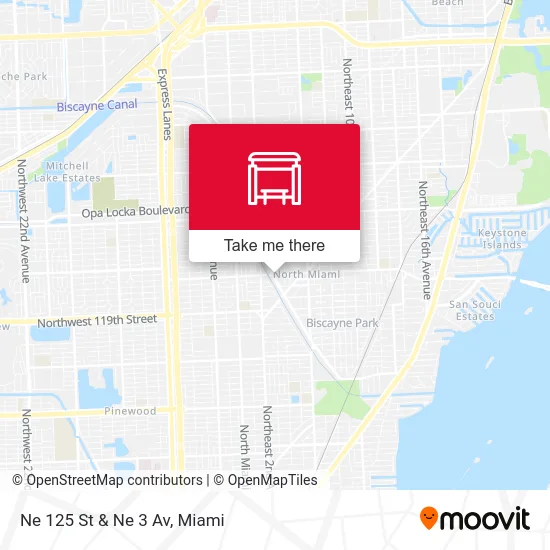 Ne 125 St & Ne 3 Av map