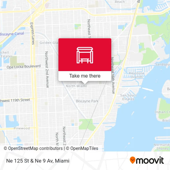 Ne 125 St & Ne 9 Av map
