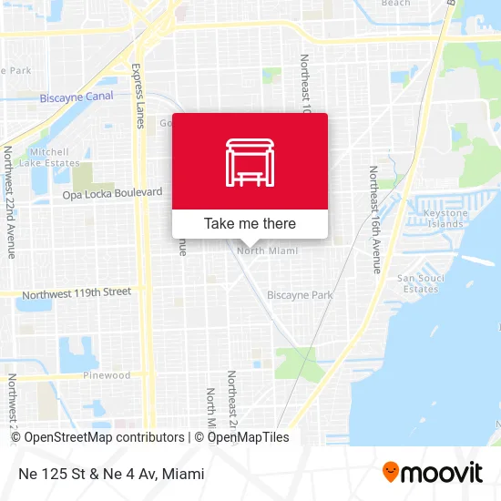 Ne 125 St & Ne 4 Av map
