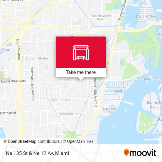 Ne 135 St & Ne 12 Av map