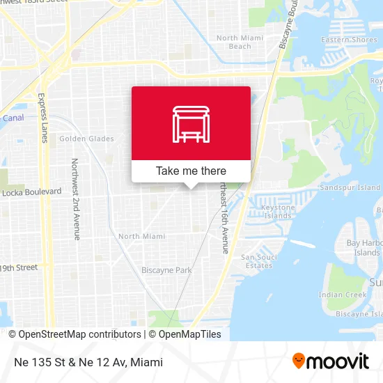 Ne 135 St & Ne 12 Av map