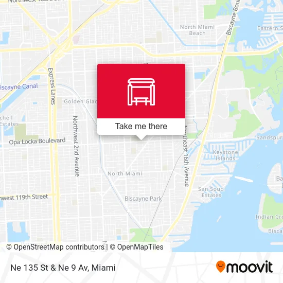 Ne 135 St & Ne 9 Av map