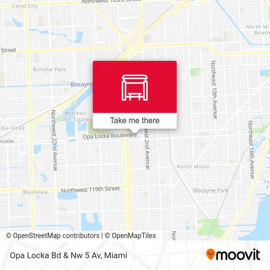 Opa Locka Bd & Nw 5 Av map