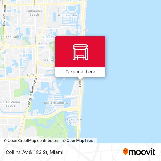 Collins Av & 183 St map