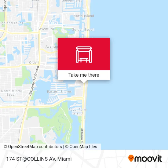 Mapa de 174 ST@COLLINS AV
