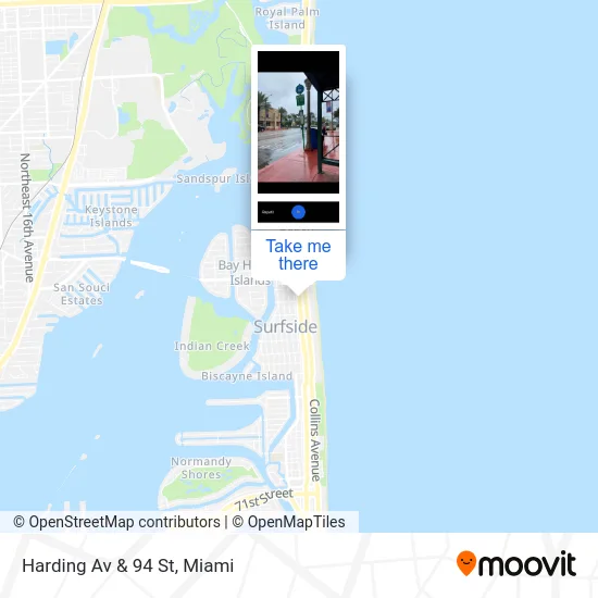 Harding Av & 94 St map
