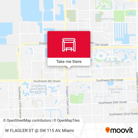 Mapa de W FLAGLER ST @ SW 115 AV