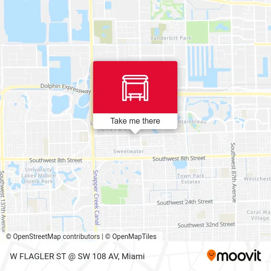 Mapa de W FLAGLER ST @ SW 108 AV