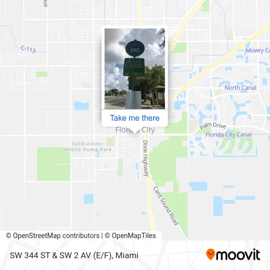 Mapa de SW 344 ST & SW 2 AV (E/F)