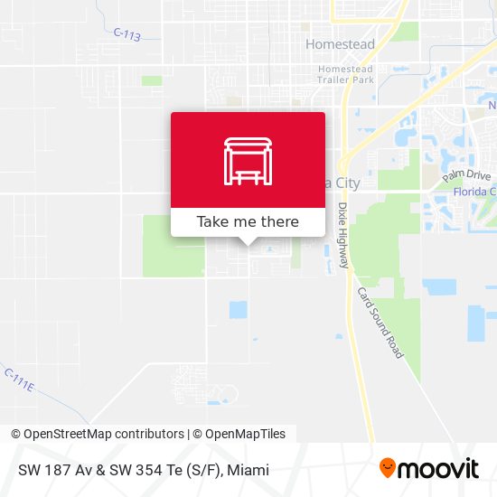 SW 187 Av & SW 354 Te (S/F) map