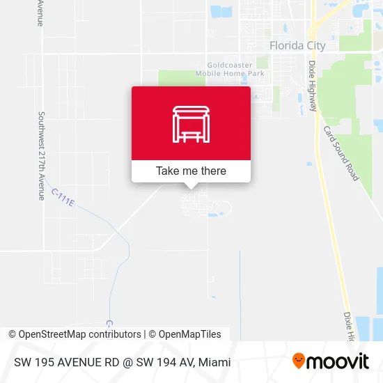 Mapa de SW 195 AVENUE RD @ SW 194 AV