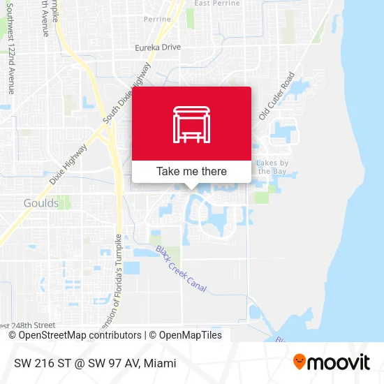 Mapa de SW 216 ST @ SW 97 AV