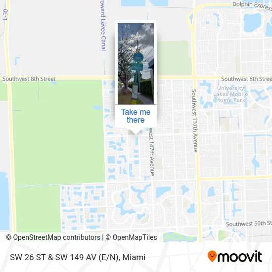 SW 26 ST & SW 149 AV (E/N) map