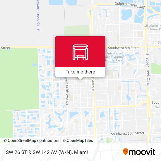 SW 26 St & SW 142 Av (W/N) map