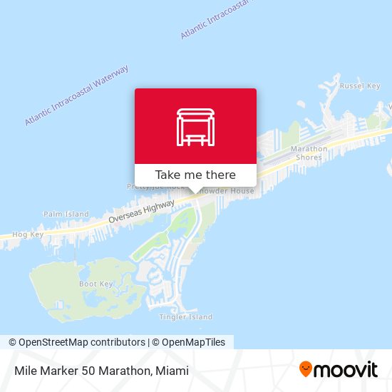 Mapa de MILE MARKER 50 MARATHON