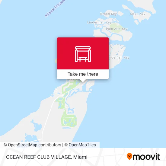 Mapa de OCEAN REEF CLUB VILLAGE