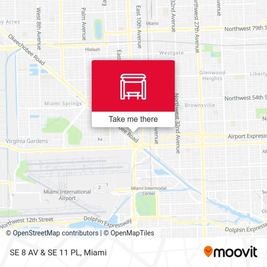 Mapa de SE 8 AV & SE 11 PL