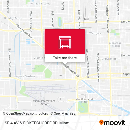 Mapa de SE 4 AV & E OKEECHOBEE RD