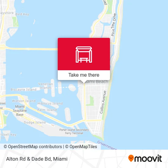 Alton Rd & Dade Bd map