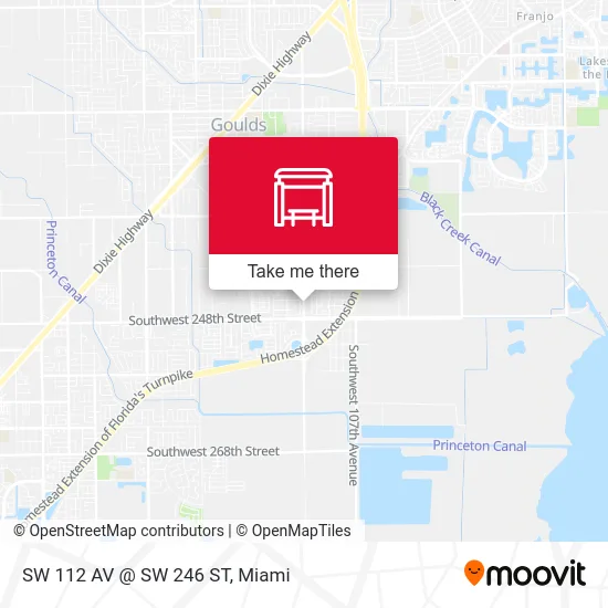 SW 112 AV @ SW 246 ST map