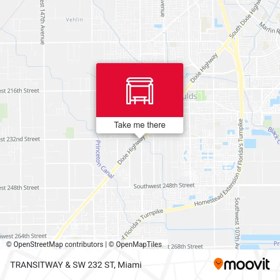 TRANSITWAY & SW 232 ST map