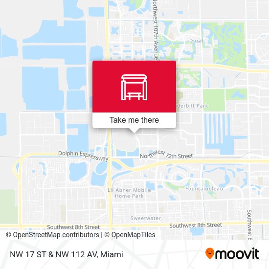 Mapa de NW 17 ST & NW 112 AV