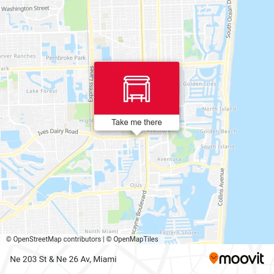 Ne 203 St & Ne 26 Av map
