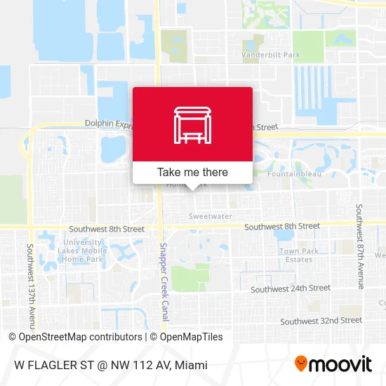 Mapa de W FLAGLER ST @ NW 112 AV