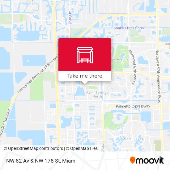 Mapa de NW 82 Av & NW 178 St