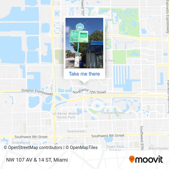 How to get to Dolphin Mall in North Westside by Bus?