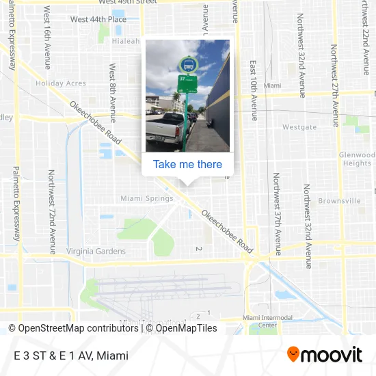 Mapa de E 3 ST & E 1 AV