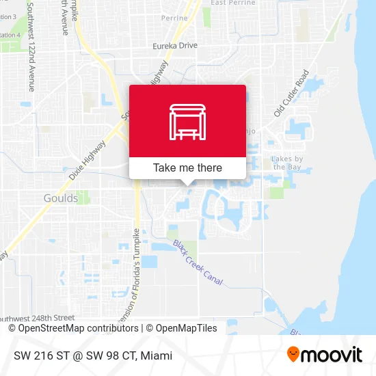 Mapa de SW 216 ST @ SW 98 CT
