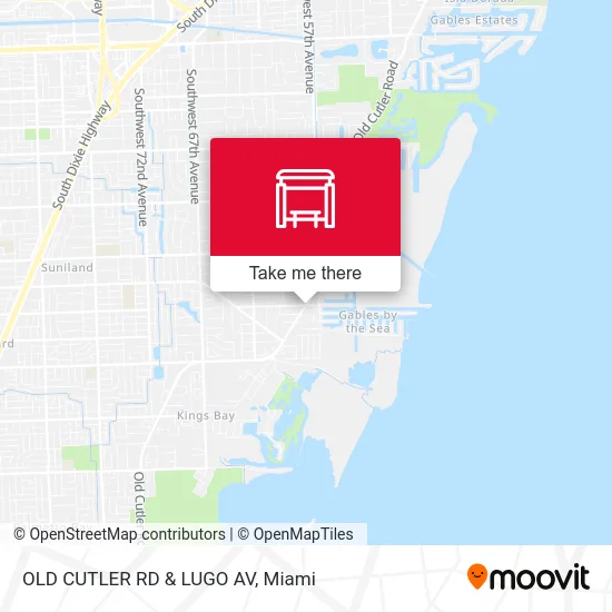 Mapa de OLD CUTLER RD & LUGO AV
