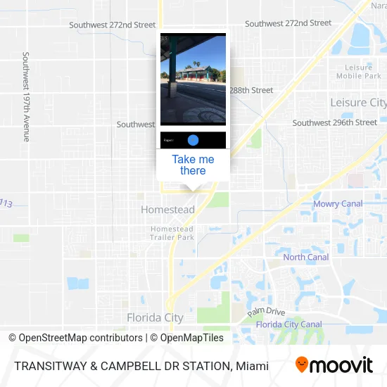 TRANSITWAY & CAMPBELL DR STATION map