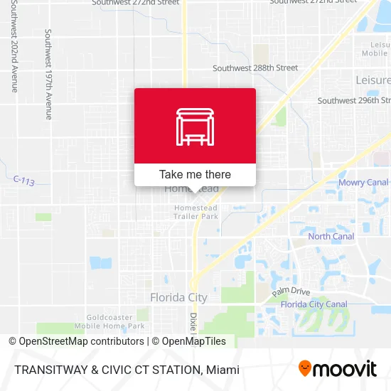 TRANSITWAY & CIVIC CT STATION map
