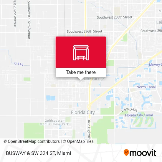 Mapa de BUSWAY & SW 324 ST