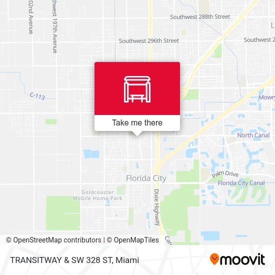 TRANSITWAY & SW 328 ST map