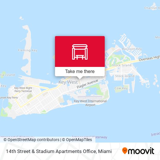 Mapa de 14th Street & Stadium Apartments Office