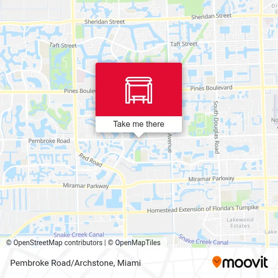 Pembroke Road/Archstone map